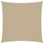 Parasolar, bej, 7x7 m, țesătură oxford, pătrat GartenMobel Dekor