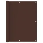 Paravan de balcon, maro, 120x500 cm, țesătură oxford GartenMobel Dekor