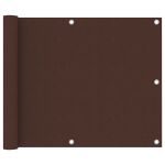 Paravan de balcon, maro, 75 x 300 cm, țesătură oxford GartenMobel Dekor