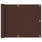 Paravan de balcon, maro, 75 x 400 cm, țesătură oxford GartenMobel Dekor