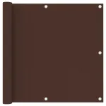 Paravan de balcon, maro, 90 x 400 cm, țesătură oxford GartenMobel Dekor