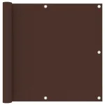 Paravan de balcon, maro, 90 x 500 cm, țesătură oxford GartenMobel Dekor