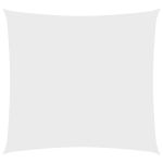 Pânză parasolar, alb, 2,5x2,5 m, țesătură oxford, pătrat GartenMobel Dekor
