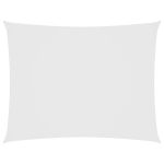 Pânză parasolar, alb, 2,5x4 m, țesătură oxford, dreptunghiular GartenMobel Dekor