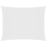 Pânză parasolar, alb, 2,5x4 m, țesătură oxford, dreptunghiular GartenMobel Dekor