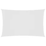 Pânză parasolar, alb, 2,5x5 m, țesătură oxford, dreptunghiular GartenMobel Dekor