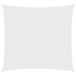Pânză parasolar, alb, 2x2 m, țesătură oxford, pătrat GartenMobel Dekor