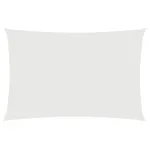 Pânză parasolar, alb, 2x4 m, țesătură oxford, dreptunghiular GartenMobel Dekor
