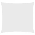 Pânză parasolar, alb, 3x3 m, țesătură oxford, pătrat GartenMobel Dekor