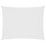 Pânză parasolar, alb, 3x4 m, țesătură oxford, dreptunghiular GartenMobel Dekor