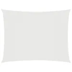 Pânză parasolar, alb, 3x5 m, țesătură oxford, dreptunghiular GartenMobel Dekor