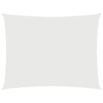 Pânză parasolar, alb, 3x6 m, țesătură oxford, dreptunghiular GartenMobel Dekor