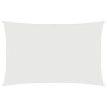 Pânză parasolar, alb, 4x7 m, țesătură oxford, dreptunghiular GartenMobel Dekor