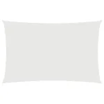 Pânză parasolar, alb, 4x7 m, țesătură oxford, dreptunghiular GartenMobel Dekor
