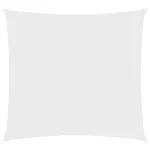 Pânză parasolar, alb, 5x5 m, țesătură oxford, pătrat GartenMobel Dekor