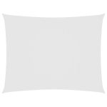 Pânză parasolar, alb, 5x6 m, țesătură oxford, dreptunghiular GartenMobel Dekor