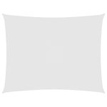 Pânză parasolar, alb, 5x7 m, țesătură oxford, dreptunghiular GartenMobel Dekor