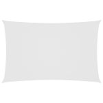 Pânză parasolar, alb, 5x8 m, țesătură oxford, dreptunghiular GartenMobel Dekor
