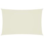 Pânză parasolar, crem, 2,5x5 m, țesătură oxford, dreptunghiular GartenMobel Dekor
