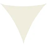 Pânză parasolar, crem, 4x4x4 m, țesătură oxford, triunghiular GartenMobel Dekor
