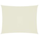 Pânză parasolar, crem, 4x5 m, țesătură oxford, dreptunghiular GartenMobel Dekor