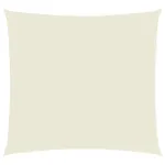Pânză parasolar, crem, 5x5 m, țesătură oxford, pătrat GartenMobel Dekor