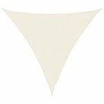 Pânză parasolar, crem, 6x6x6 m, țesătură oxford, triunghiular GartenMobel Dekor