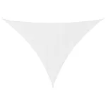 Pânză parasolar alb 2,5x2,5x3,5 m țesătură oxford triunghiular GartenMobel Dekor