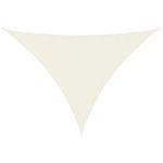 Pânză parasolar crem 5x7x7 m, țesătură oxford, triunghiular GartenMobel Dekor