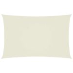 Pânză parasolar crem 5x8 m țesătură oxford dreptunghiular GartenMobel Dekor