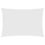 Parasolar, alb, 2,5x4,5 m, țesătură oxford, dreptunghiular GartenMobel Dekor