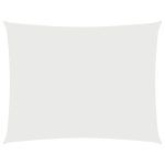 Parasolar, alb, 2x3,5 m, țesătură oxford, dreptunghiular GartenMobel Dekor