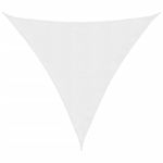 Parasolar, alb, 3,6x3,6x3,6 m, țesătură oxford, triunghiular GartenMobel Dekor