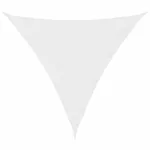 Parasolar, alb, 3,6x3,6x3,6 m, țesătură oxford, triunghiular GartenMobel Dekor