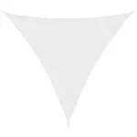 Parasolar, alb, 4,5x4,5x4,5 m, țesătură oxford, triunghiular GartenMobel Dekor