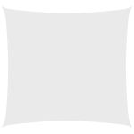 Parasolar, alb, 4x4 m, țesătură oxford, pătrat GartenMobel Dekor