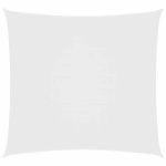 Parasolar, alb, 6x6 m, țesătură oxford, pătrat GartenMobel Dekor