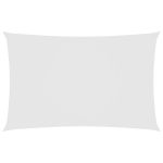 Parasolar, alb, 6x8 m, țesătură oxford, dreptunghiular GartenMobel Dekor