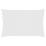 Parasolar, alb, 6x8 m, țesătură oxford, dreptunghiular GartenMobel Dekor