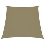Parasolar, bej, 2/4x3 m, țesătură oxford, trapez GartenMobel Dekor