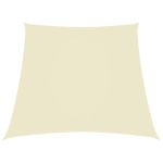 Parasolar, crem, 2/4x3 m, țesătură oxford, trapez GartenMobel Dekor
