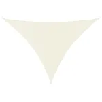 Parasolar, crem, 3,5x3,5x4,9 m, țesătură oxford, triunghiular GartenMobel Dekor