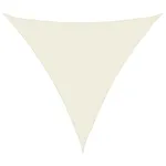 Parasolar, crem, 4,5x4,5x4,5 m, țesătură oxford, triunghiular GartenMobel Dekor
