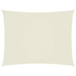 Parasolar, crem, 5x6 m, țesătură oxford, dreptunghiular GartenMobel Dekor