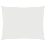 Parasolar din țesătură oxford, dreptunghiular, 4 x 6 m, alb GartenMobel Dekor