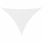 Parasolar din țesătură oxford triunghiular, alb, 3x4x5m GartenMobel Dekor