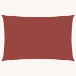 Parasolar, cărămiziu, 5x8 m, țesătură oxford, dreptunghiular GartenMobel Dekor