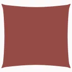 Pânză parasolar, cărămiziu, 5x5 m, țesătură oxford, pătrat GartenMobel Dekor