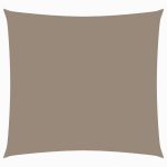 Pânză parasolar, gri taupe, 4,5x4,5 m, țesătură oxford, pătrat GartenMobel Dekor