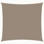 Pânză parasolar, gri taupe, 4x4 m, țesătură oxford, pătrat GartenMobel Dekor
